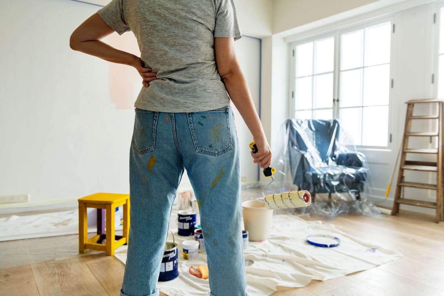 how to prep a room for painting